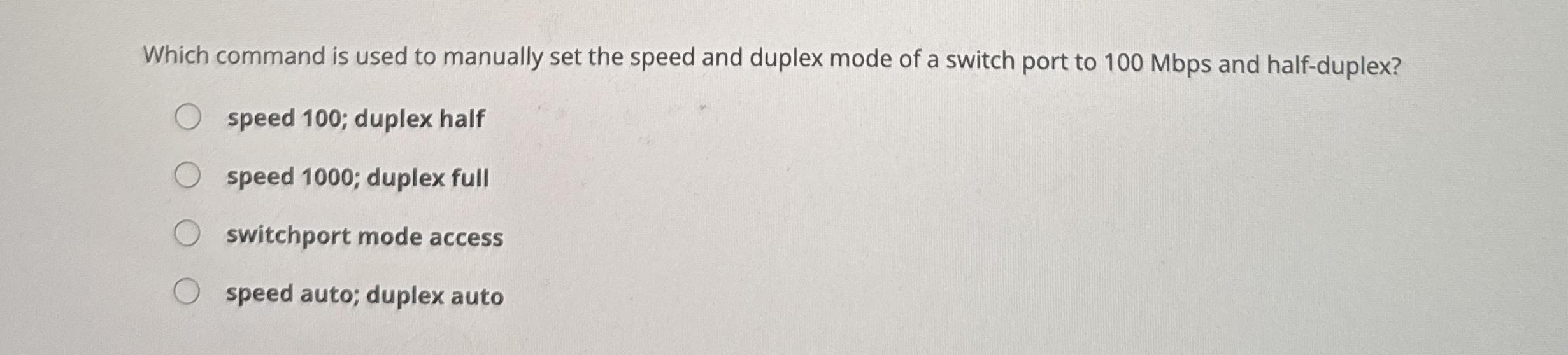 Which command is used to manually set the speed