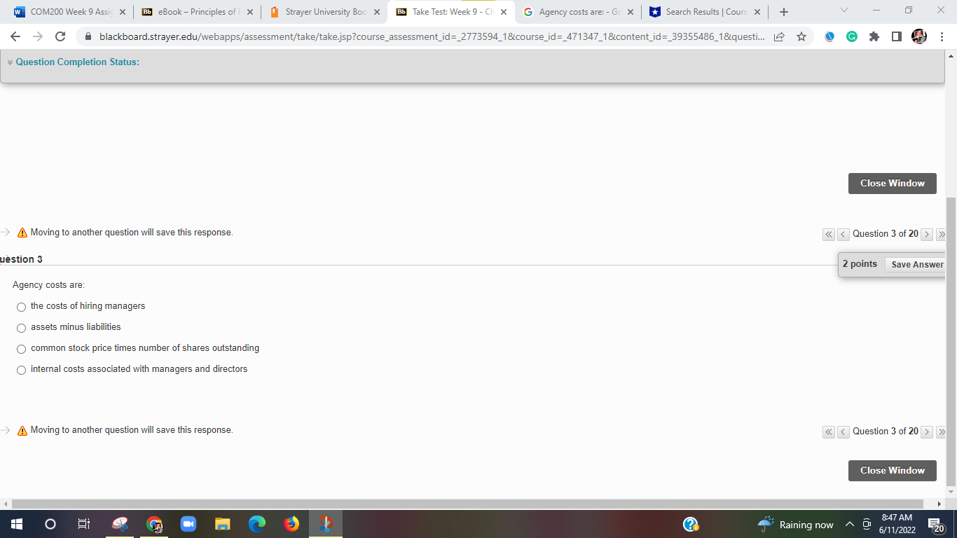 w COM200 Week 9 Assic X Bb eBook - Principles of