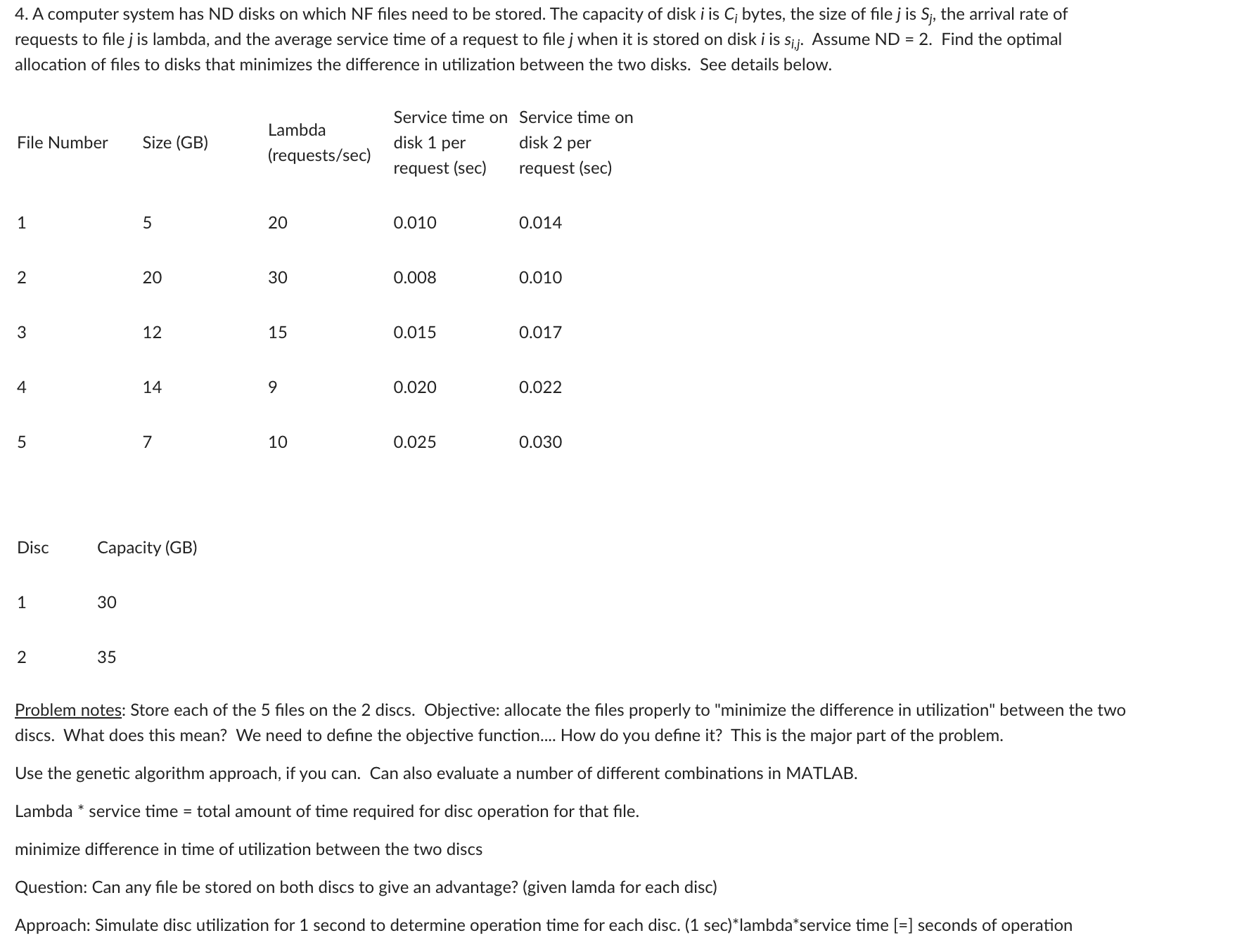 4 . I need the matlab code please: A computer