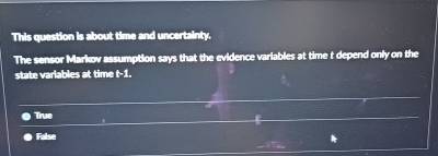 This question is shout time and uncertainty. The