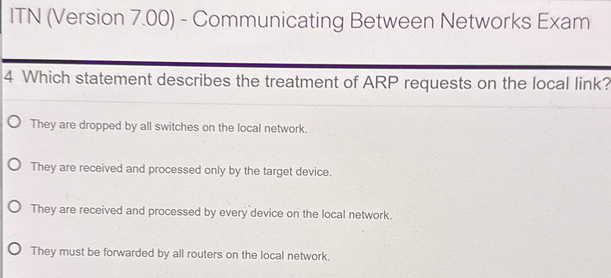 ITN ( Version 7 . 0 0 ) - Communicating Between