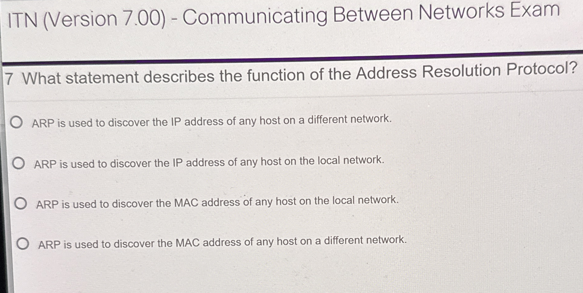 ITN ( Version 7 . 0 0 ) - Communicating Between