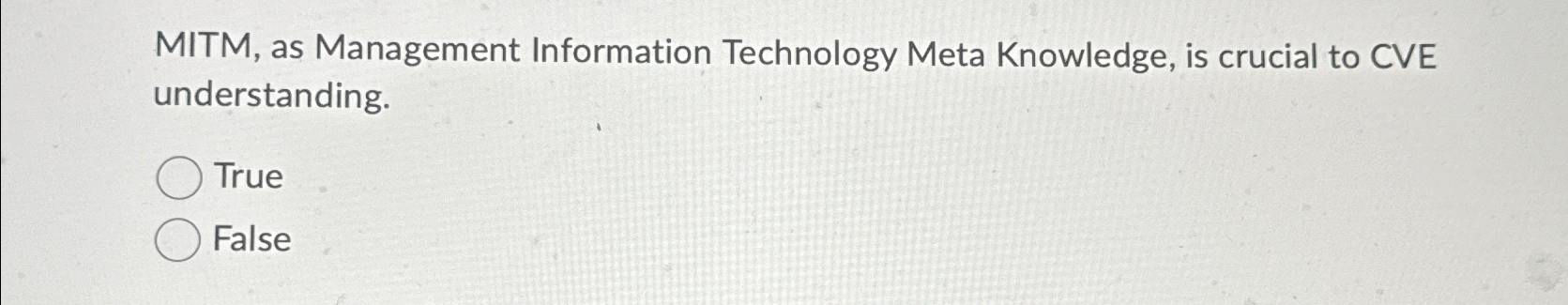 MITM, as Management Information Technology Meta