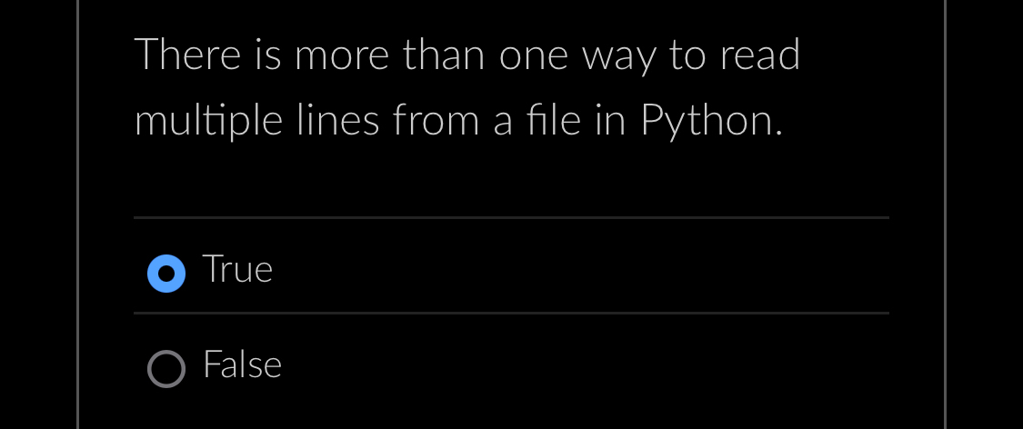 There is more than one way to read multiple lines