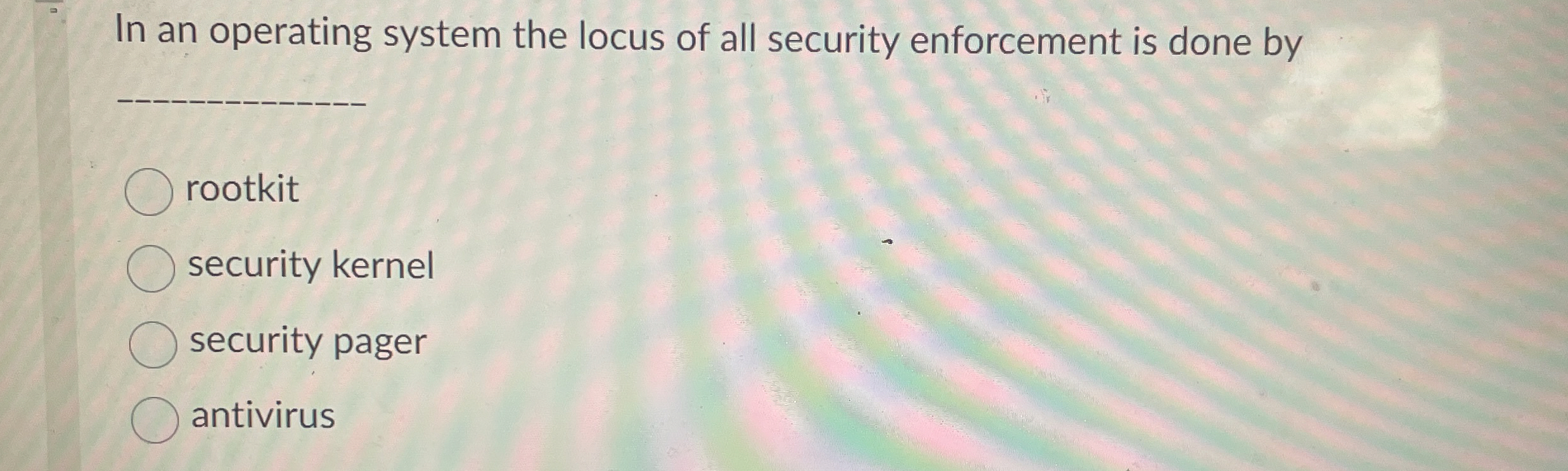 Which of the following statements about layered