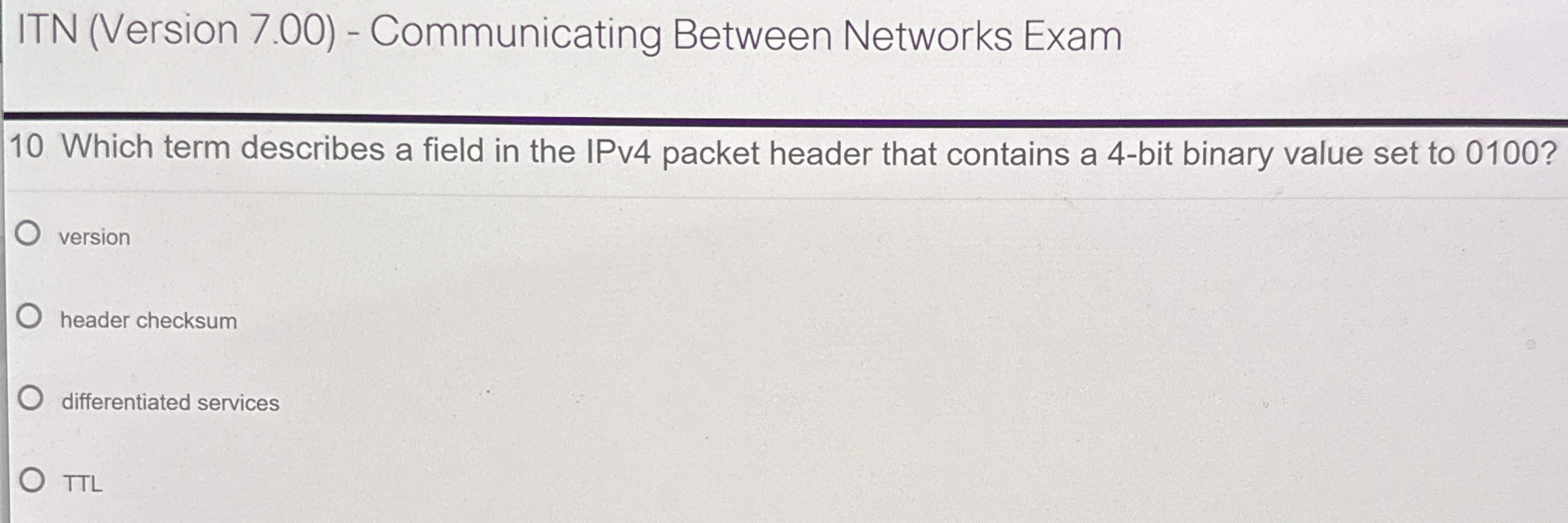 ITN ( Version 7 . 0 0 ) - Communicating Between