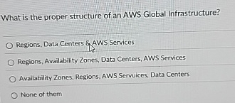 What is the proper structure of an AWS Global