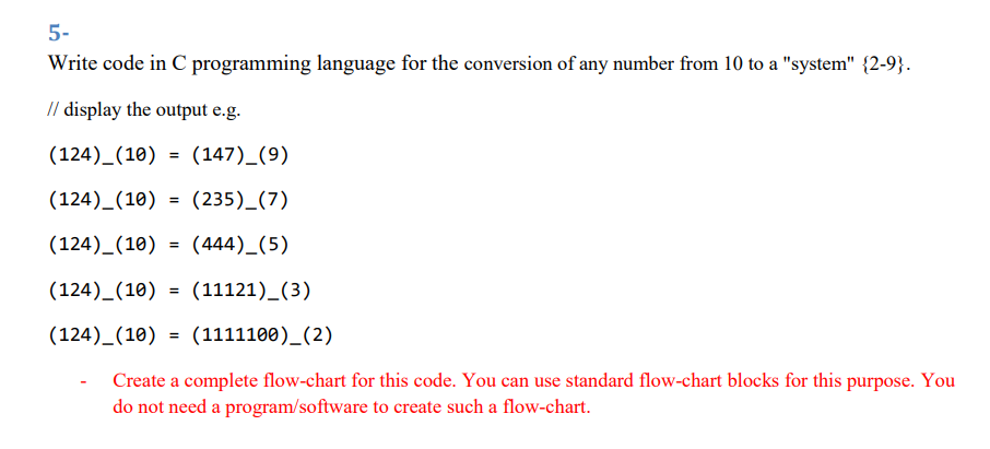 Create a complete flow - chart for this code. You
