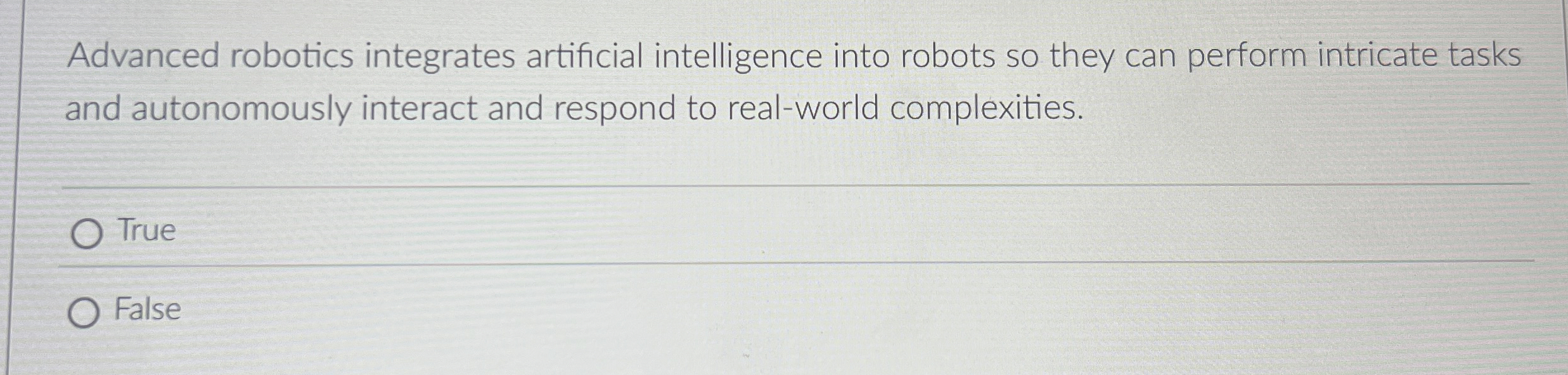 Advanced robotics integrates artificial