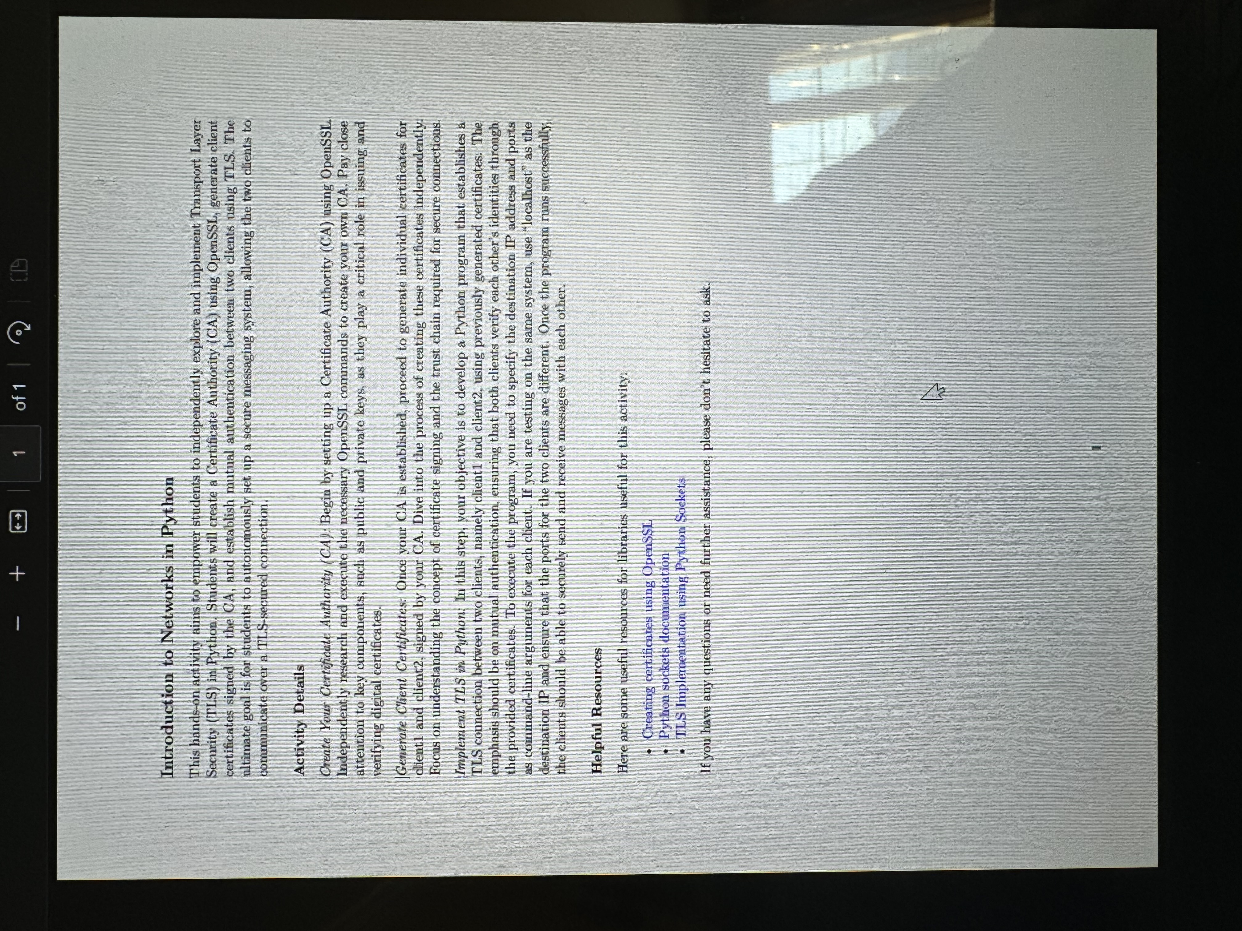 Introduction to Networks in Python This hands -