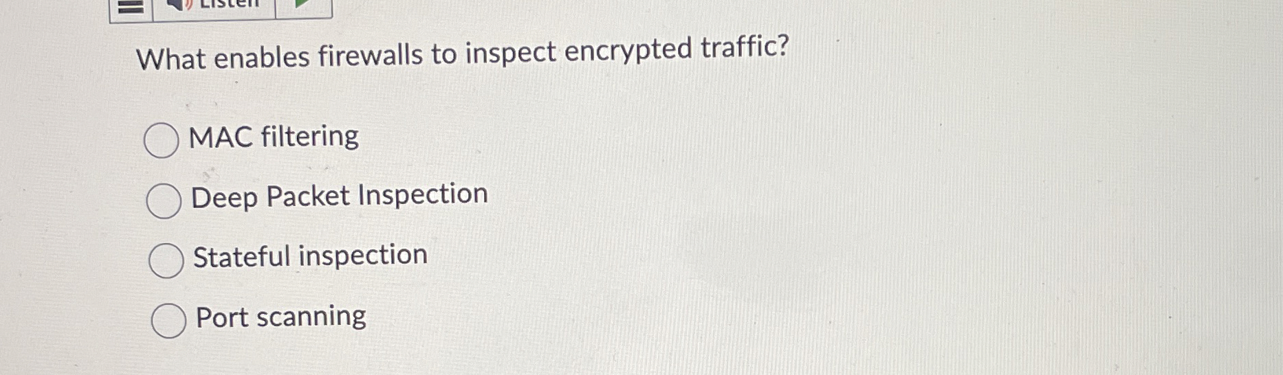 What enables firewalls to inspect encrypted