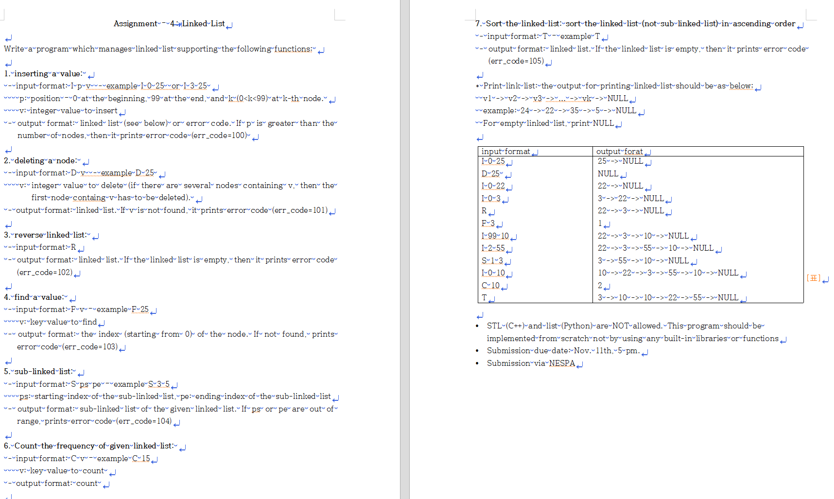 7 . "Sort"the"linked"list:"sort"the"linked"list"