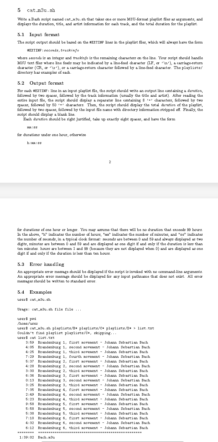 All scripts should be placed in the bin /