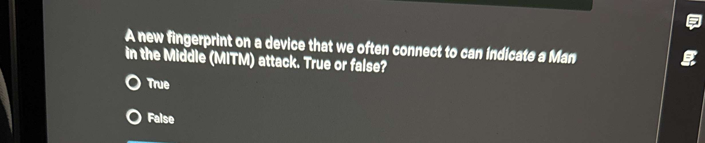 A new fingerprint on a device that we often