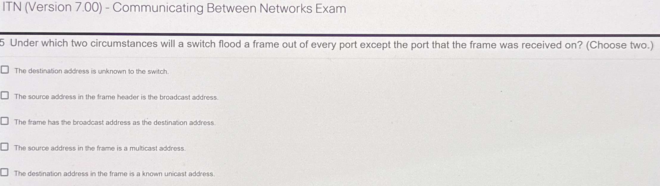 ITN ( Version 7 . 0 0 ) - Communicating Between