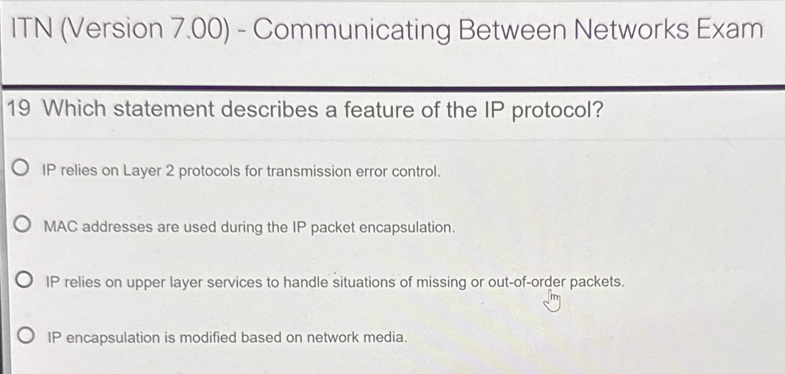 ITN ( Version 7 . 0 0 ) - Communicating Between
