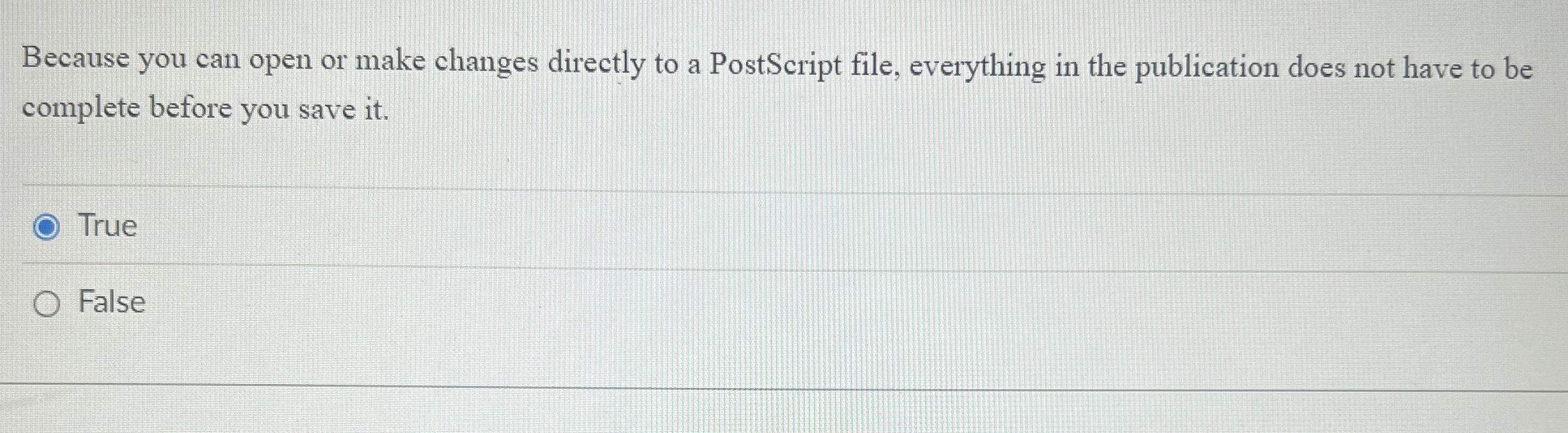 Because you can open or make changes directly to