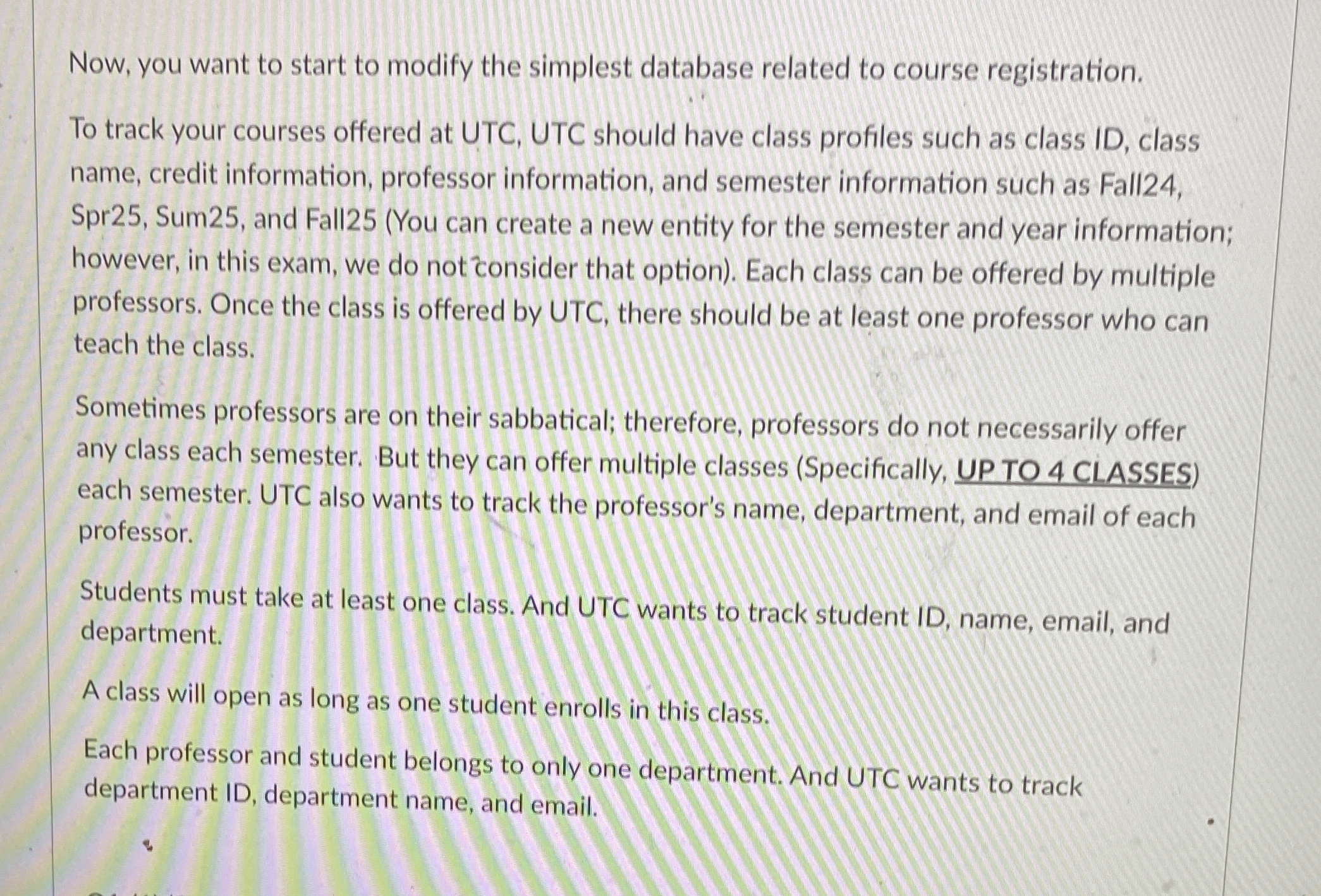 Now, you want to start to modify the simplest