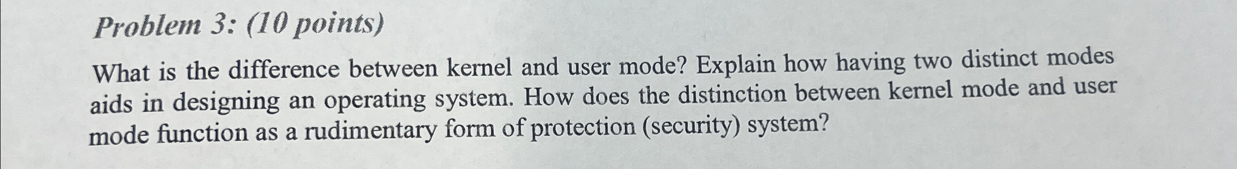 Problem 3 : ( 1 0 points ) What is the difference