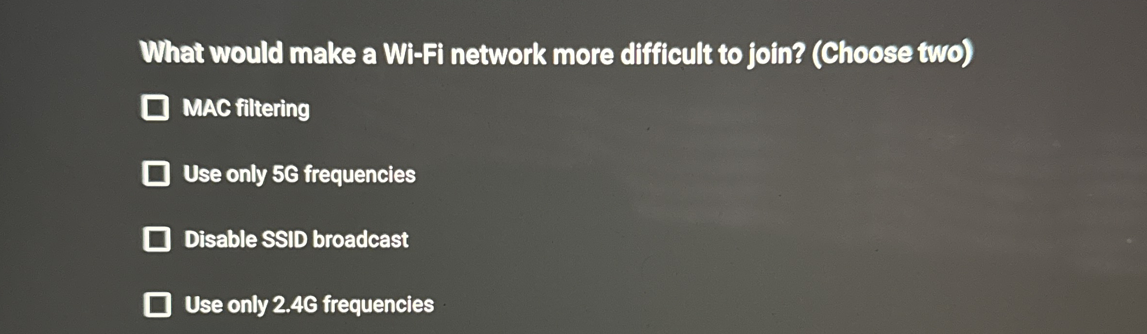 What would make a Wi - Fi network more difficult