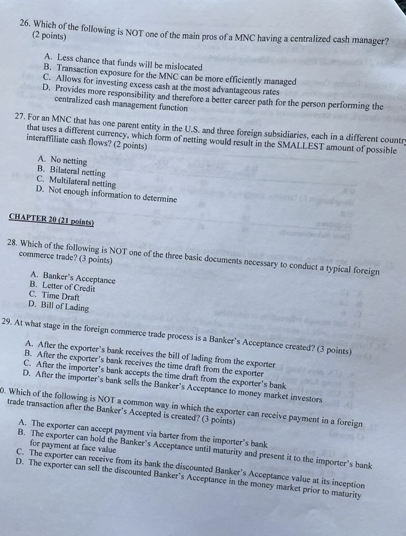 17. When using the Adjusted Present Value ("APV")