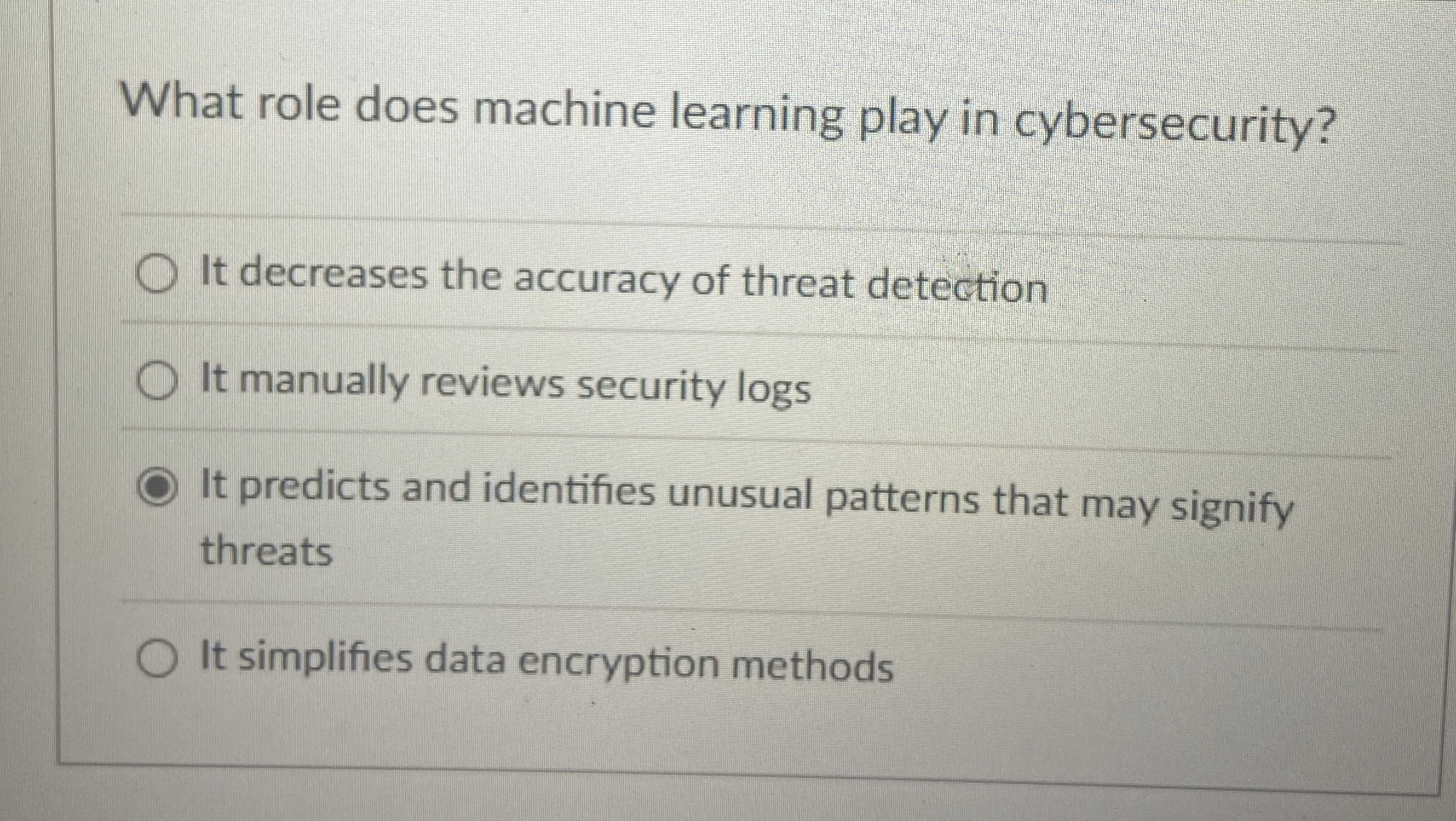 What role does machine learning play in