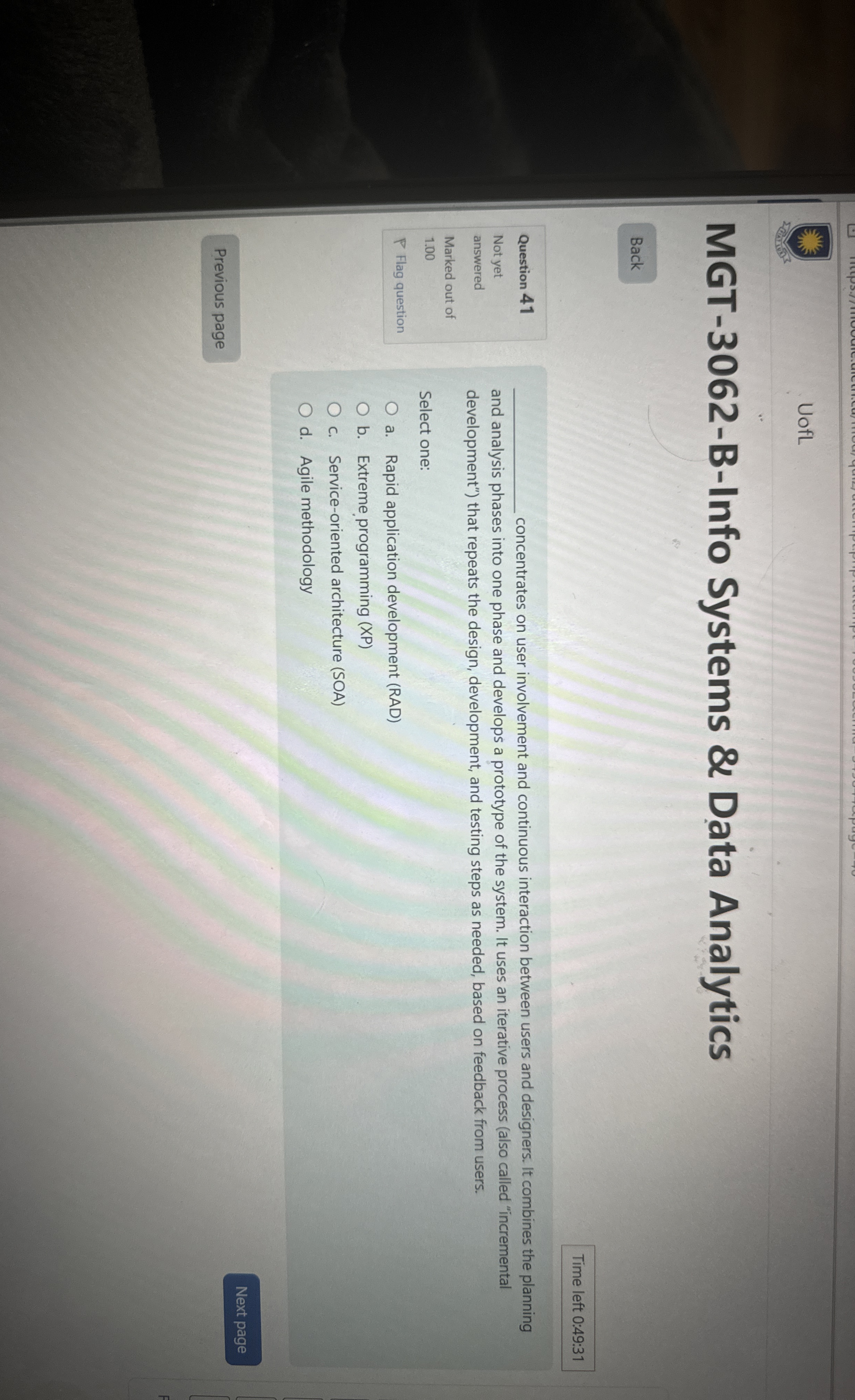 UofL MGT - 3 0 6 2 - B - Info Systems && Data