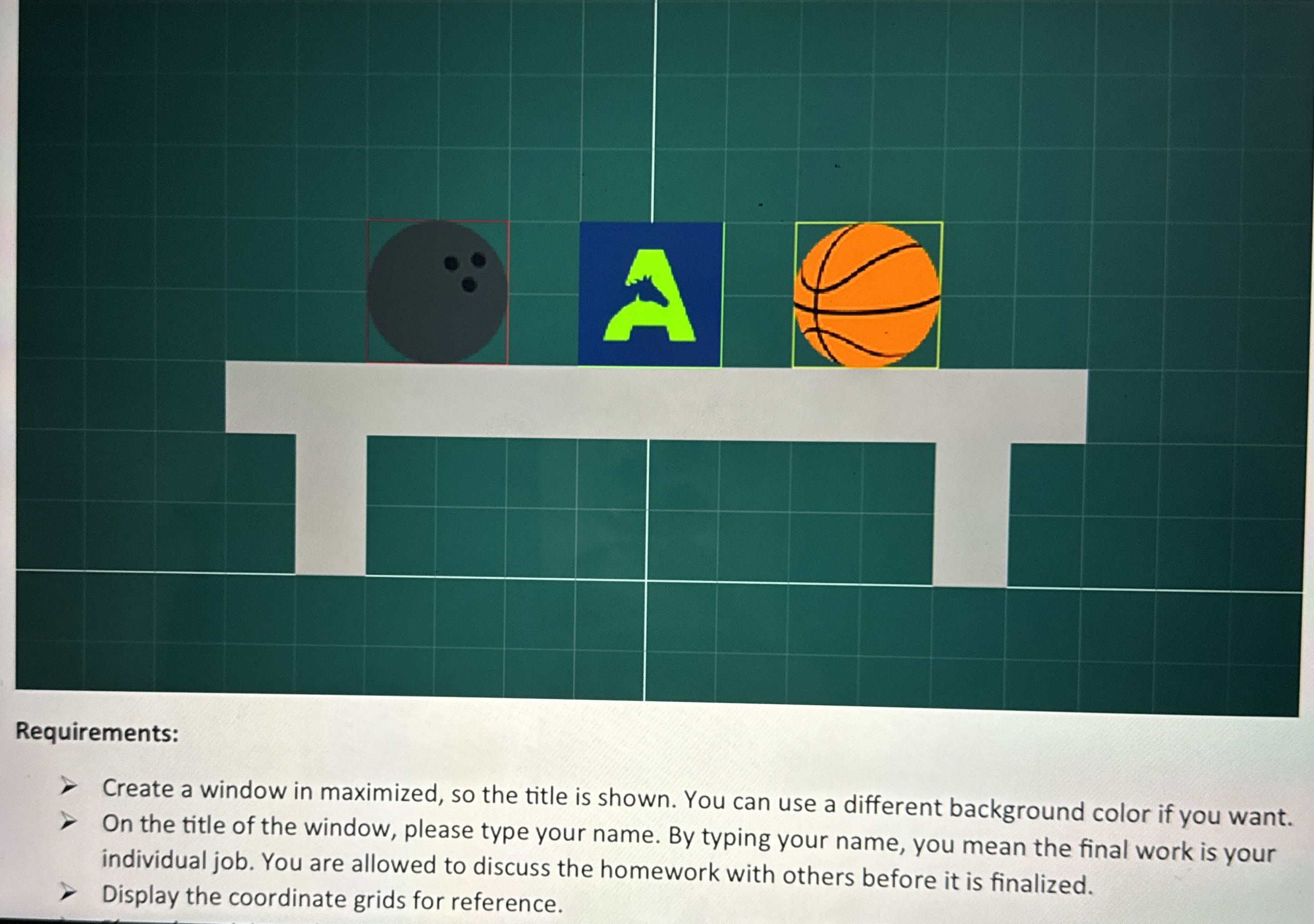 Requirements: Create a window in maximized, so