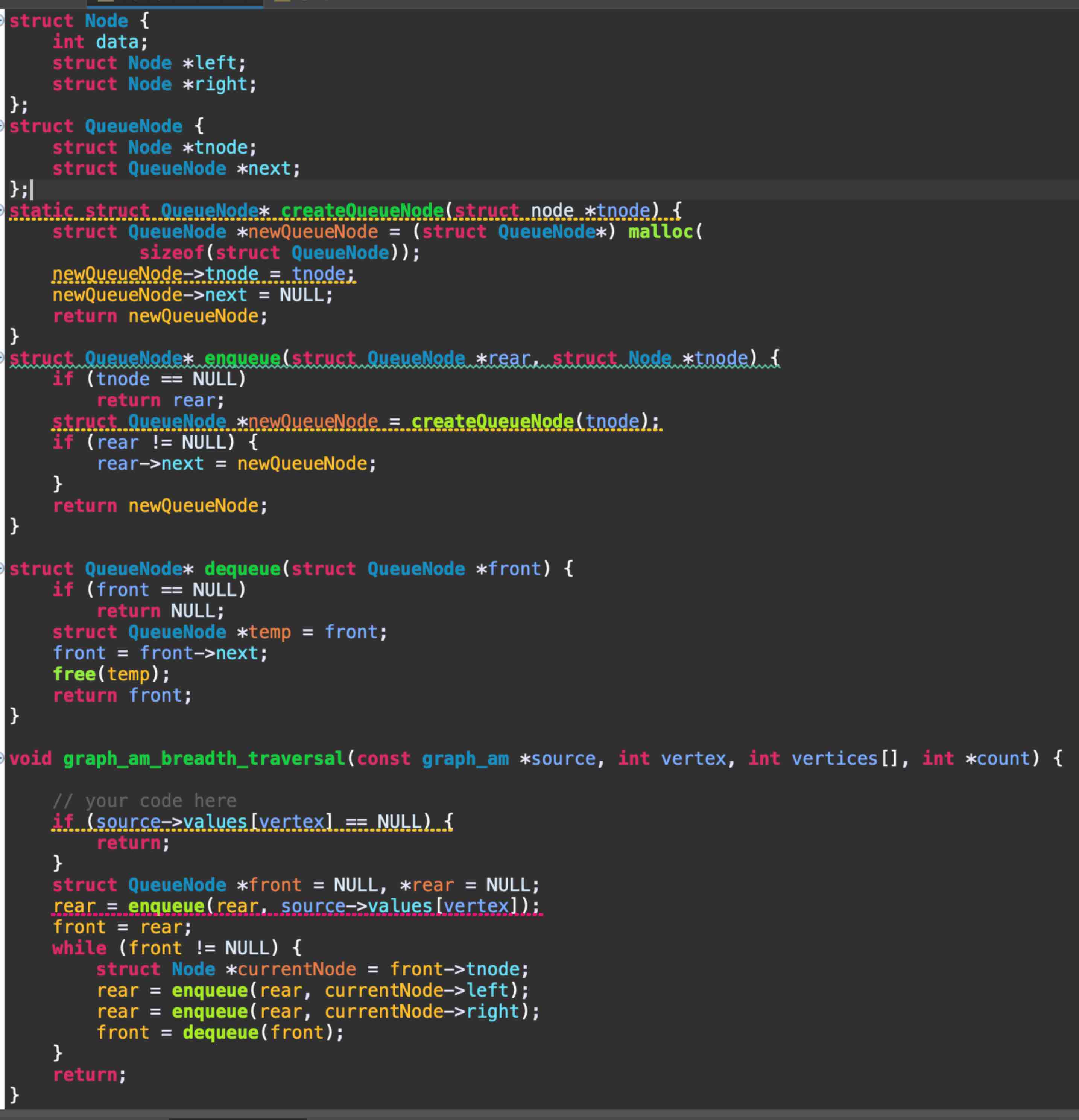 Working with graph _ am _ breadth _ traversal: /