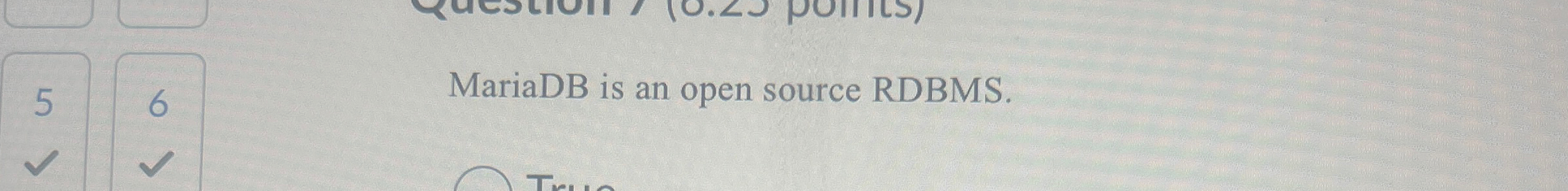 MariaDB is an open source RDBMS .
