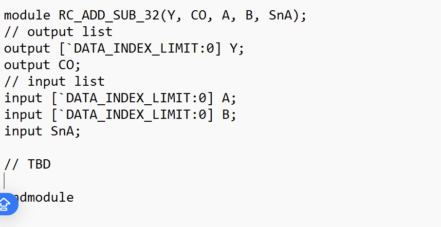 Objective To implement a Verilog gate level model