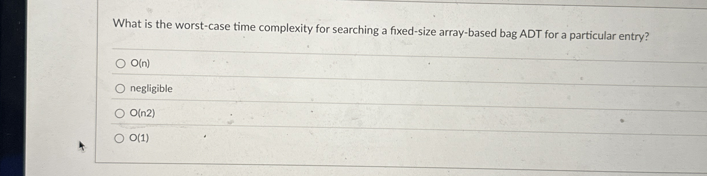 What is the worst - case time complexity for