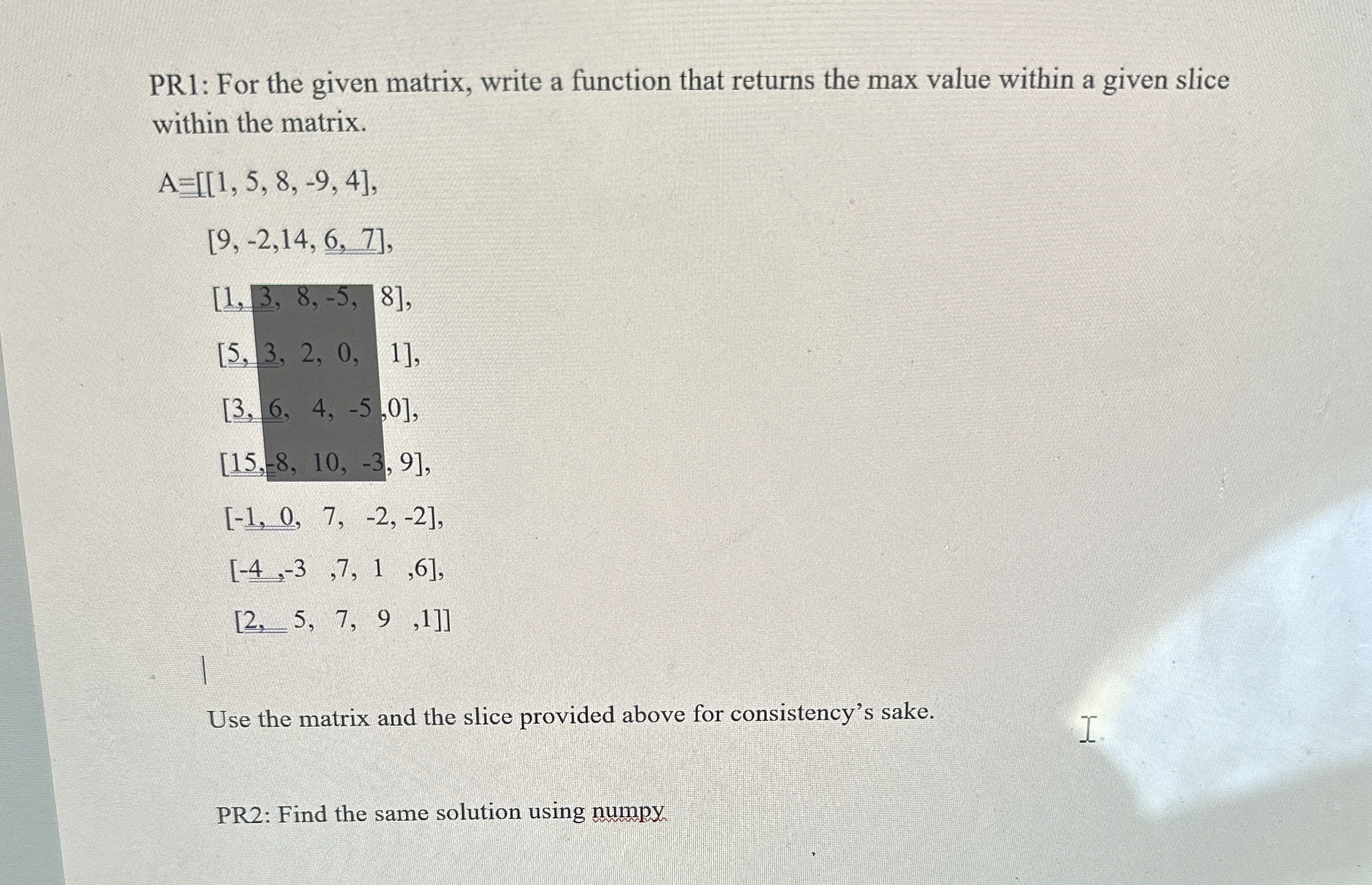 HELP ASAP PLZ CODE IN PYTHON PR 1 : For the given
