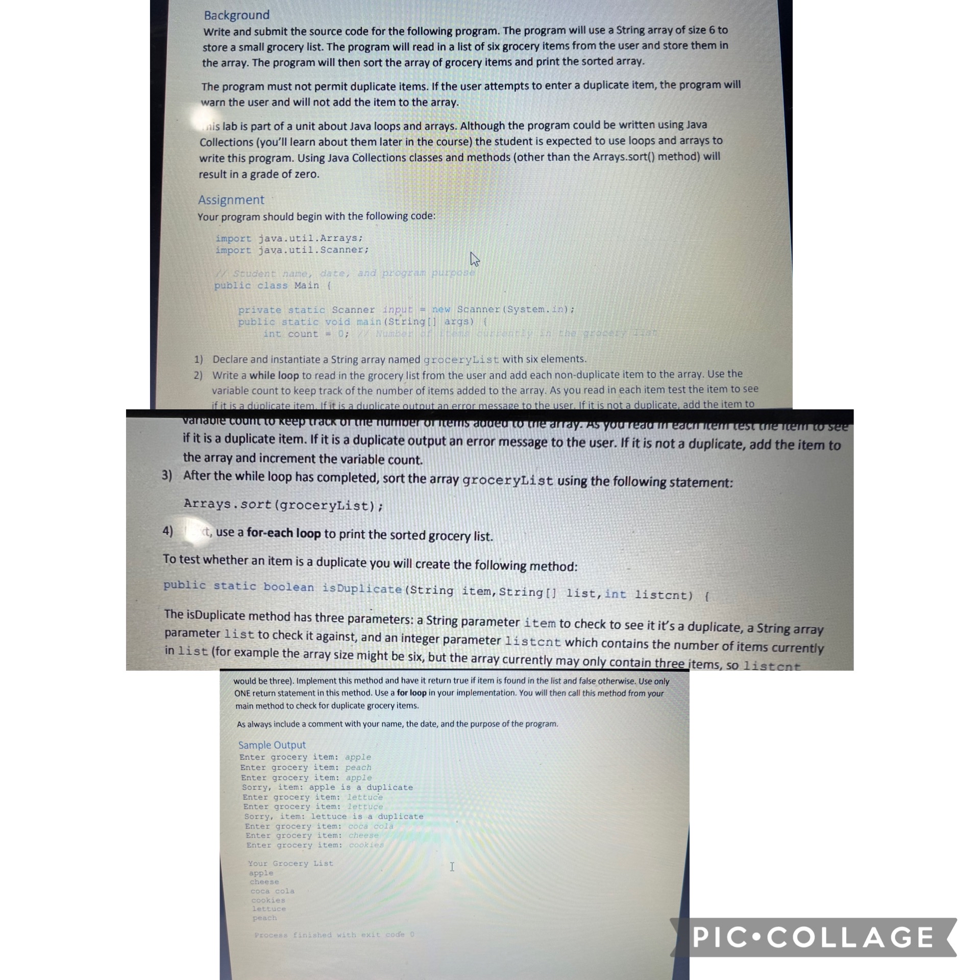 Background Write and submit the source code for