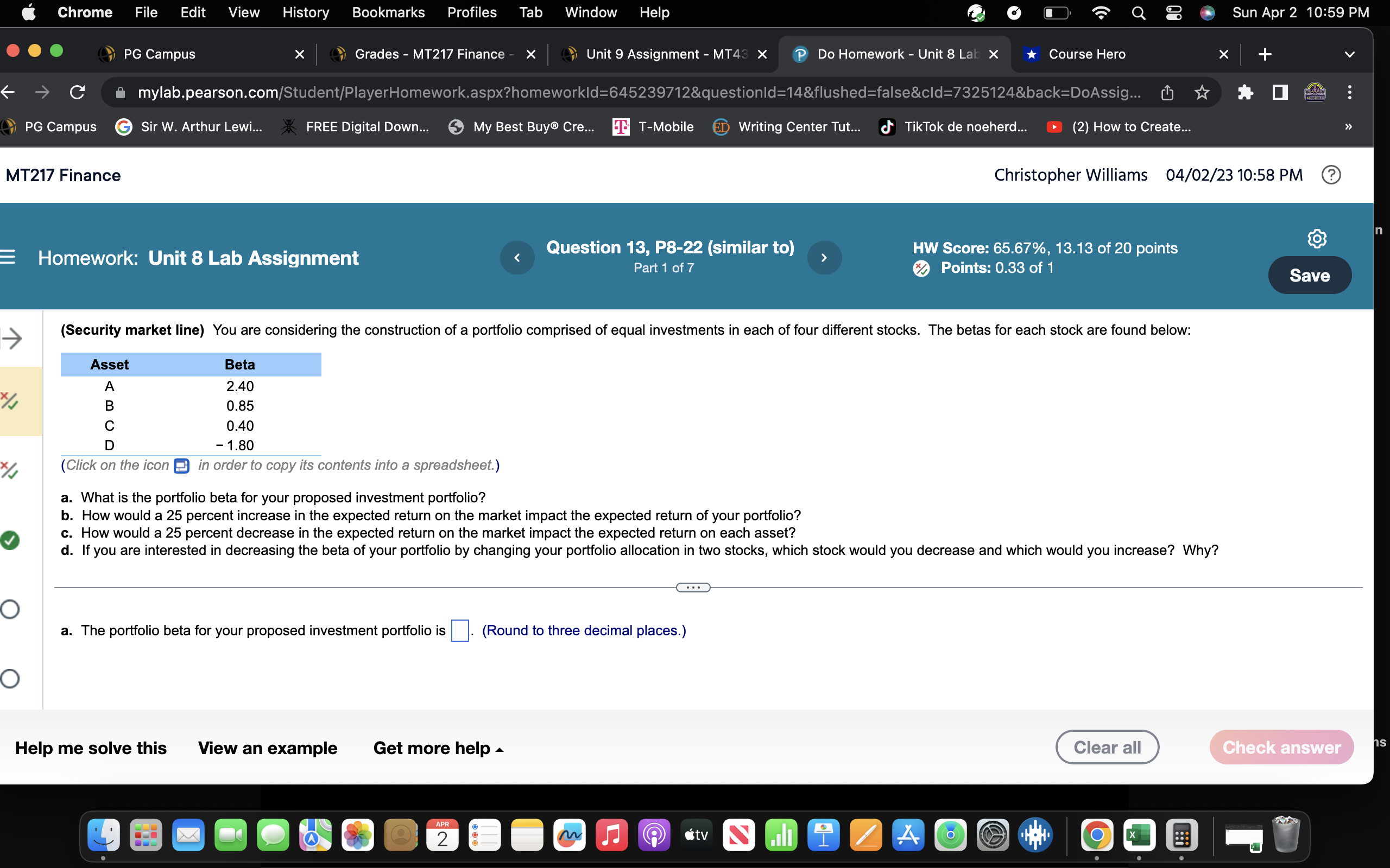 Excel File Edit View Insert Format Tools Data