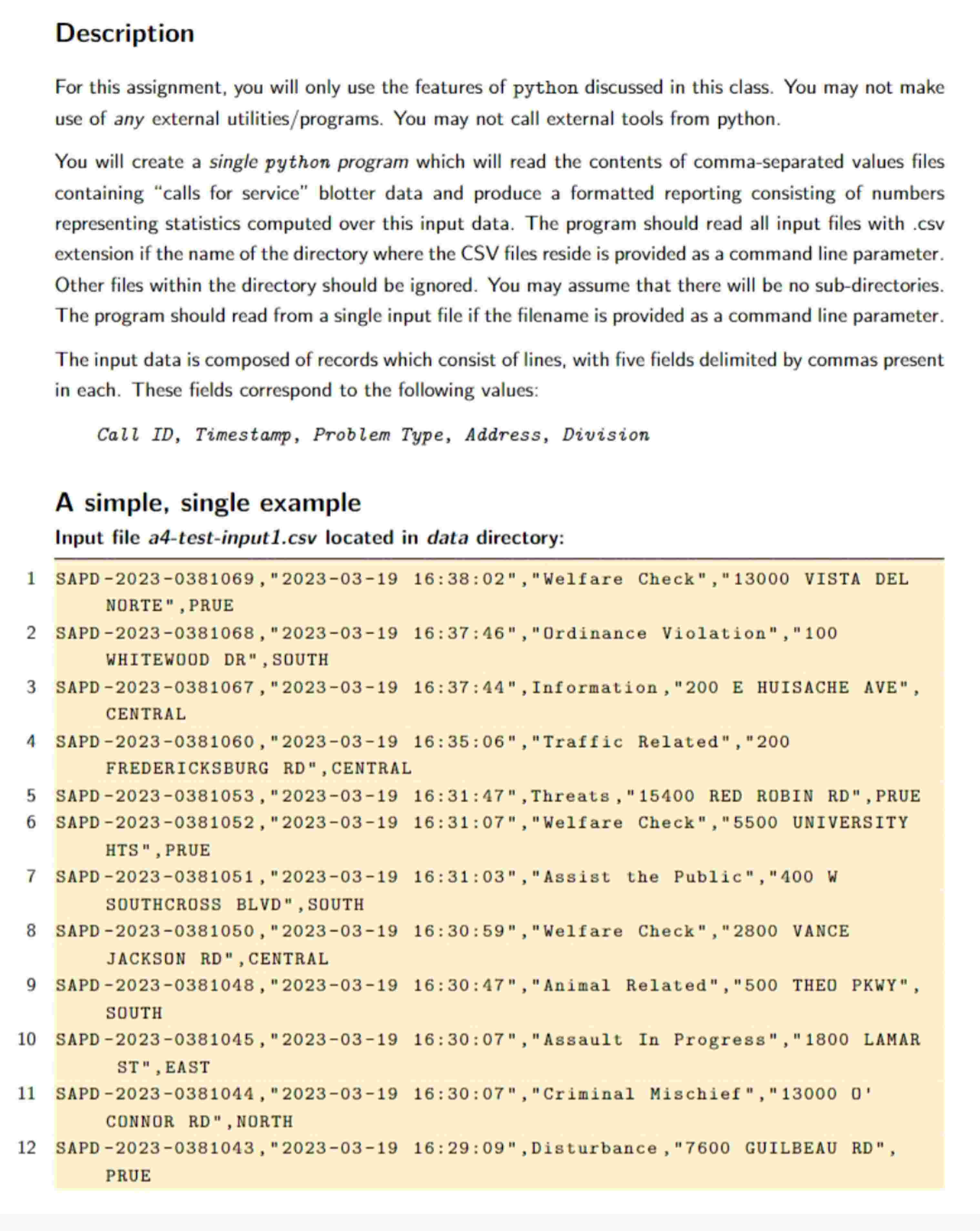 Systems programming using python 3 so do not use