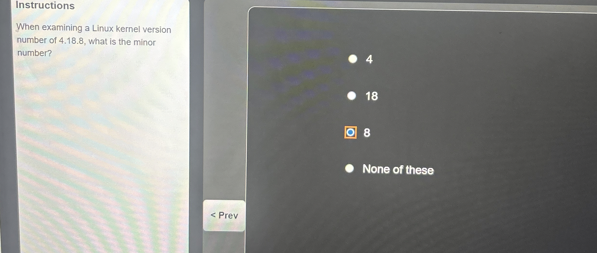 Instructions When examining a Linux kernel
