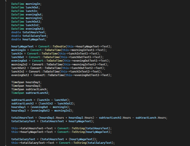 IN C + + PLEASE This is my program written in C +