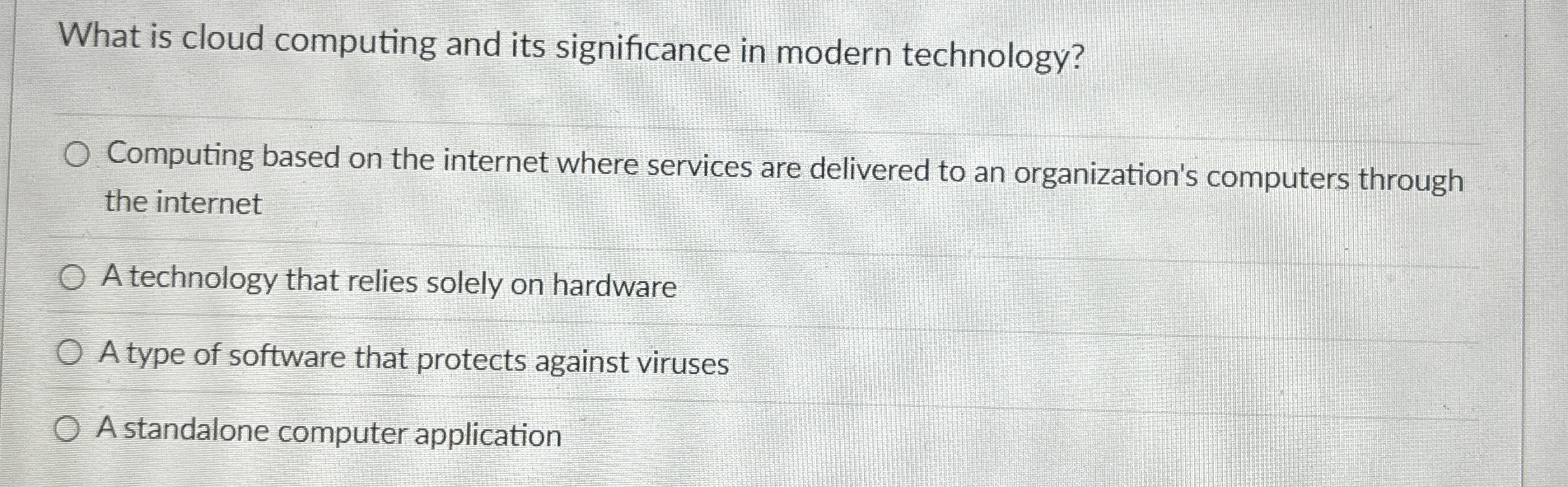 What is cloud computing and its significance in