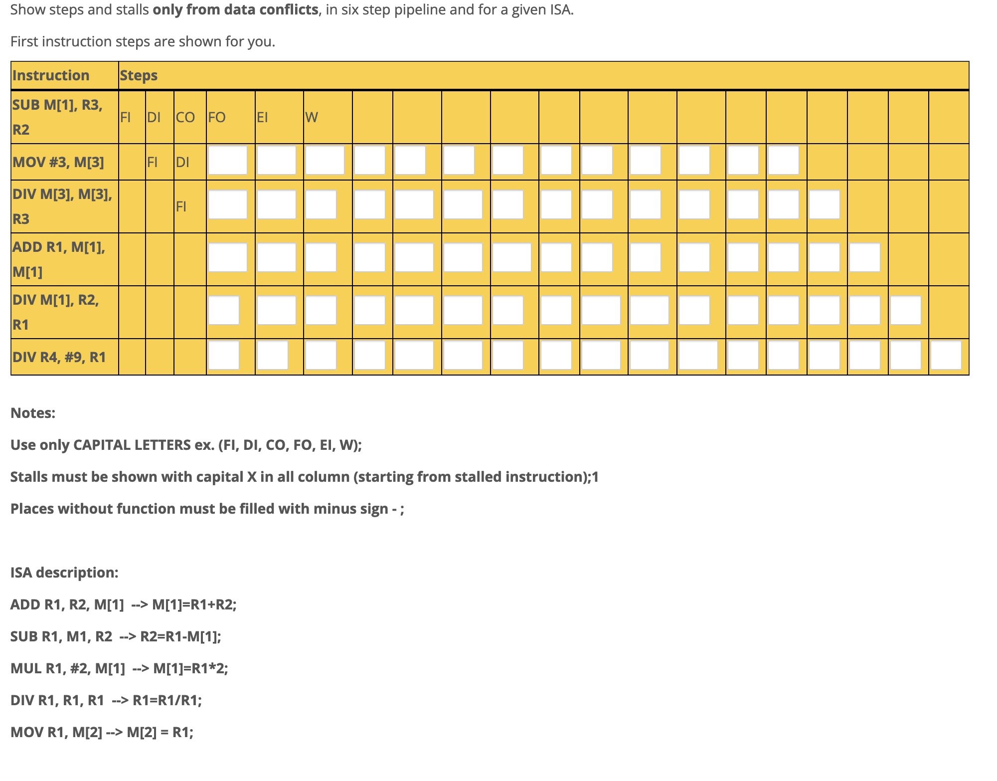 Show steps and stalls only from data conflicts,