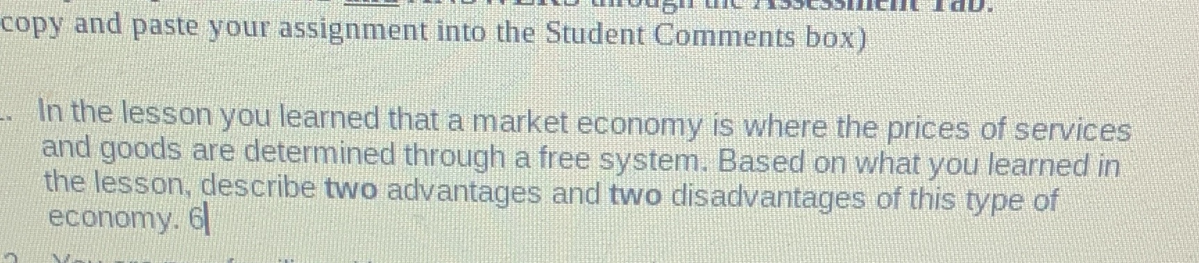 copy and paste your assignment into the Student