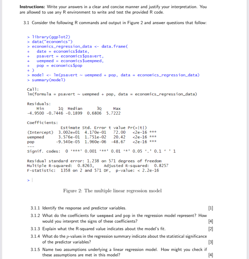 Instructions: Write your answers in a clear and