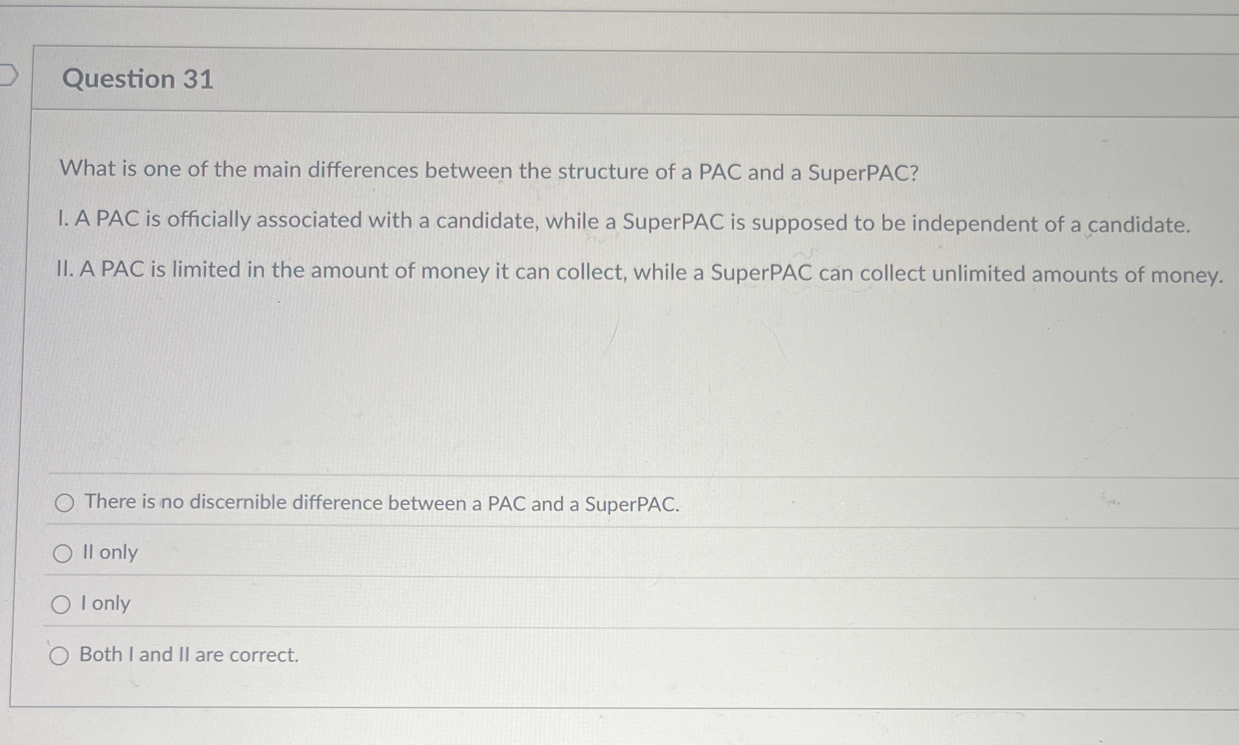 Question 3 1 What is one of the main differences