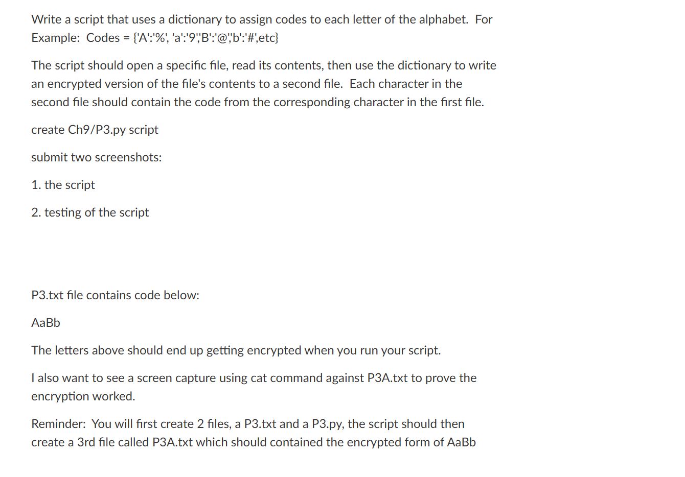 Write a script Python that uses a dictionary to