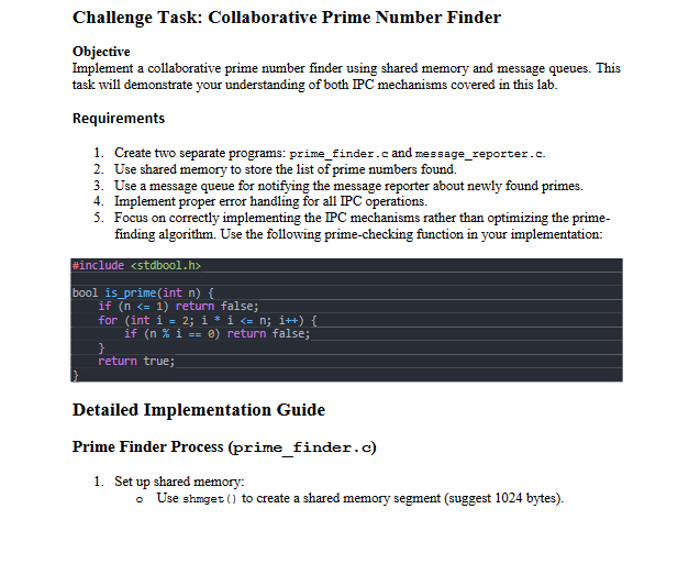 Challenge Task: Collaborative Prime Number Finder