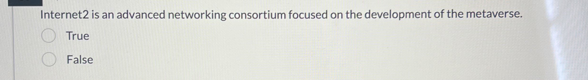 Internet 2 is an advanced networking consortium