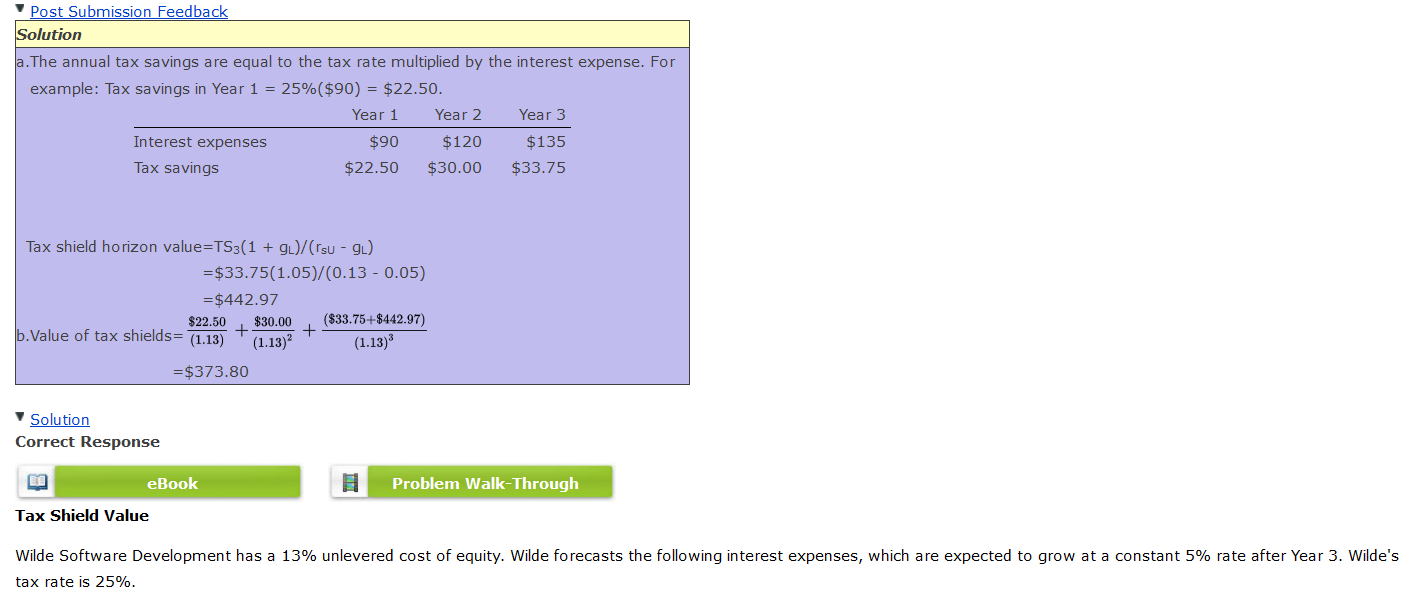 Wilde Software Development has an 11% unlevered