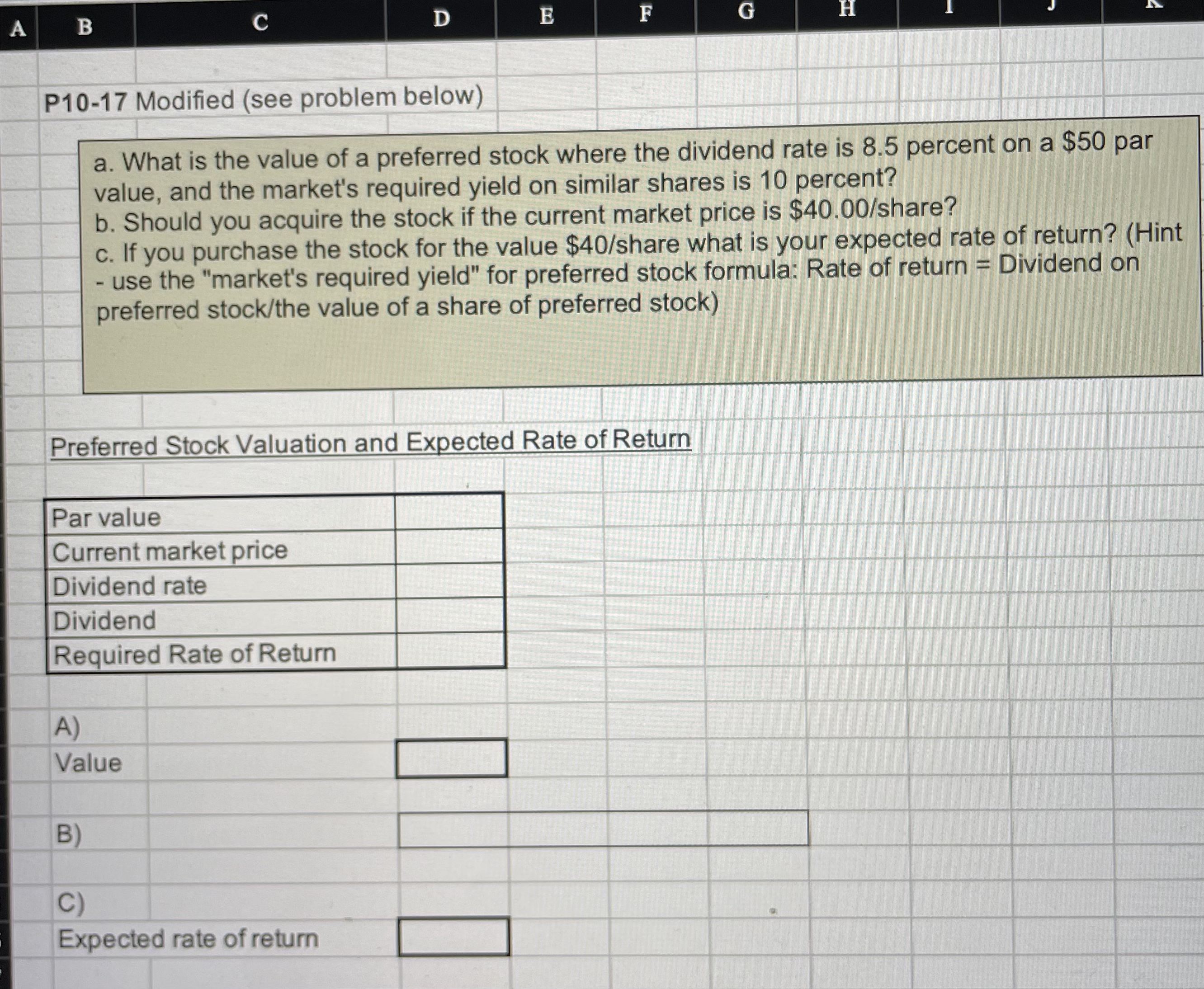 please solve : - please use the same format when