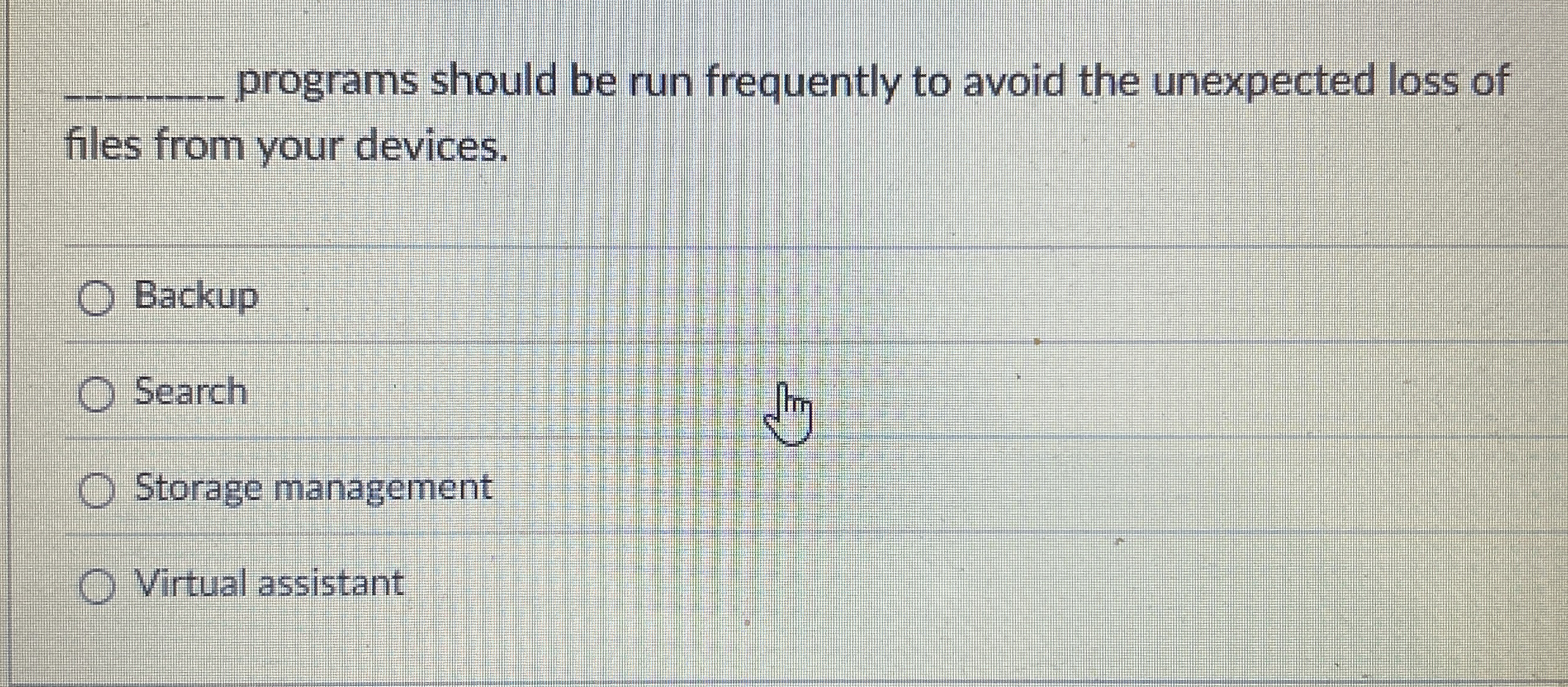 programs should be run frequently to avoid the