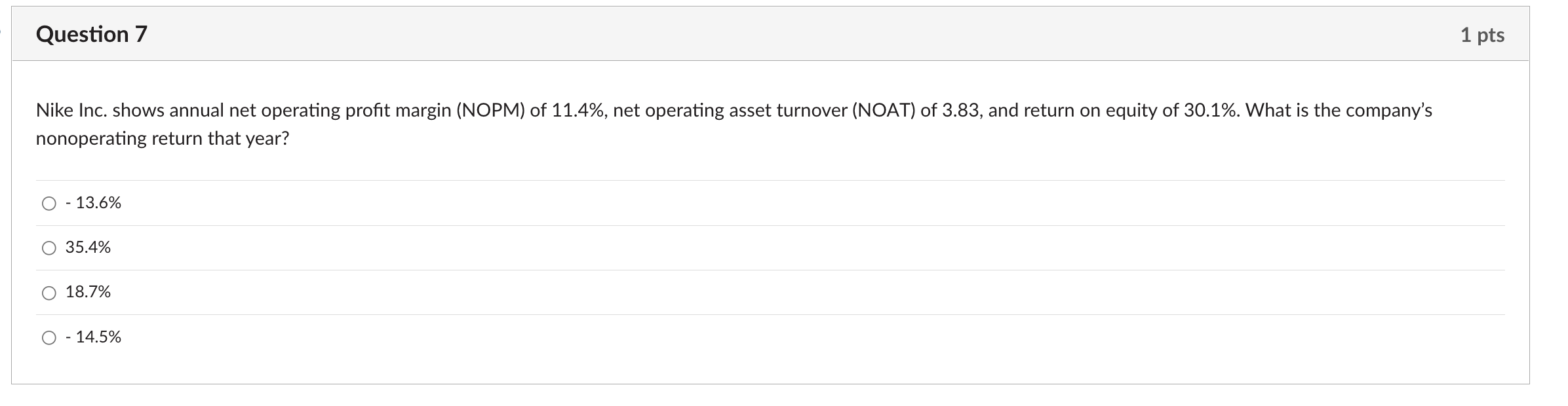 No explanation needed, need to double check